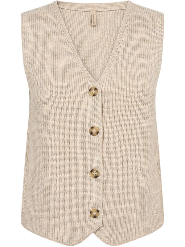 Soyaconcept Gilet Ilia Beige 2900073018064