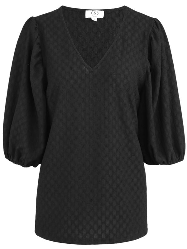 C&S The Label Blouse Celeste Zwart 2900073053027