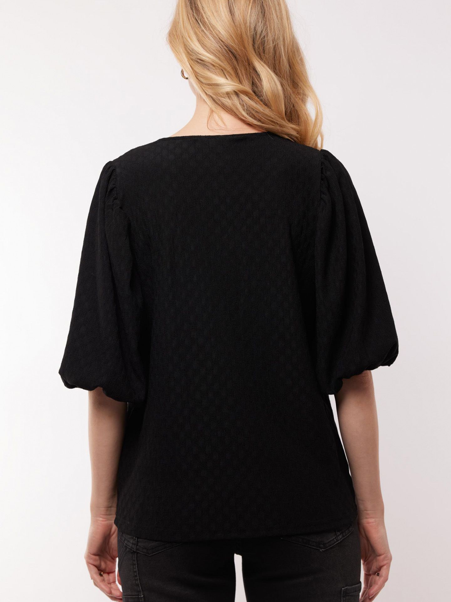 C&S The Label Blouse Celeste Zwart 00079100-7500