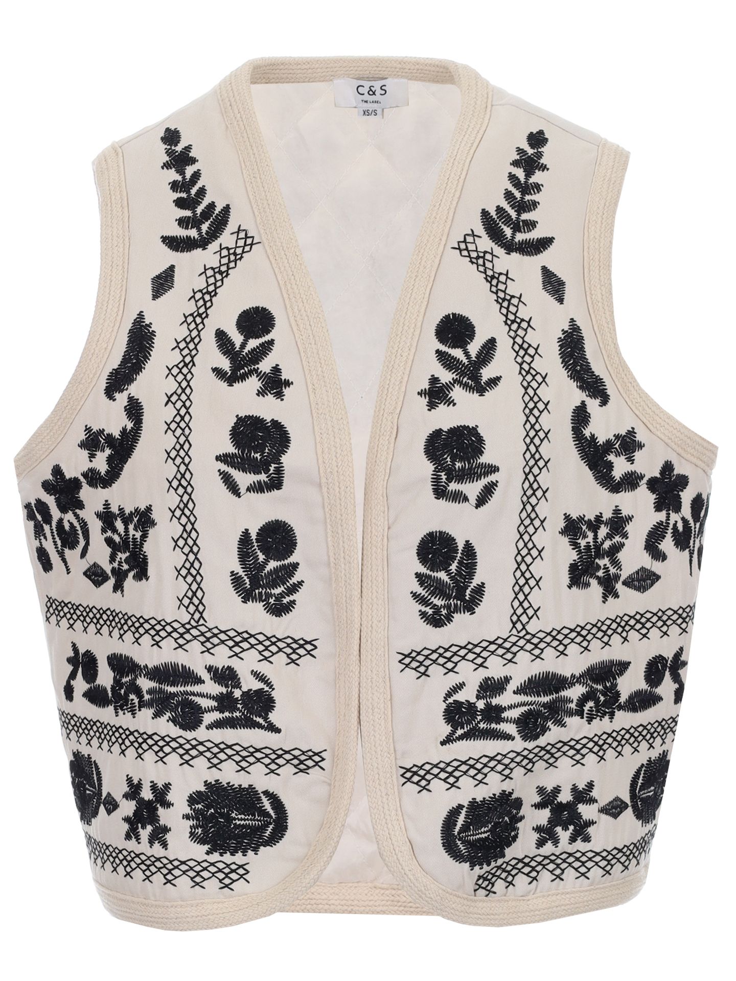 C&S The Label Gilet Chey Beige 00079206-5200