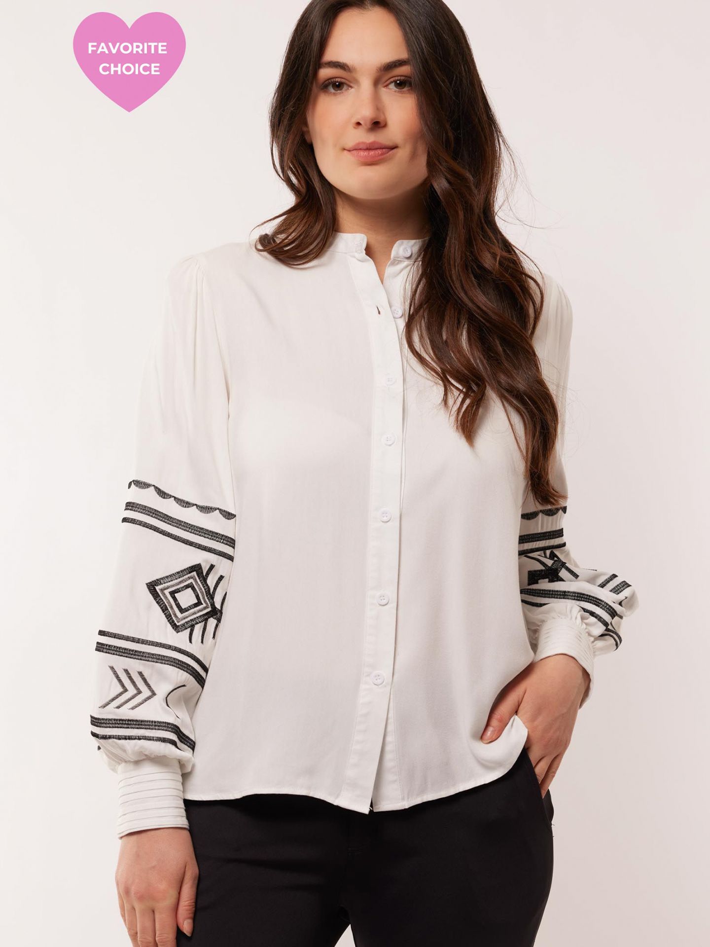 C&S The Label Blouse Chiara Wit 00079207-7000