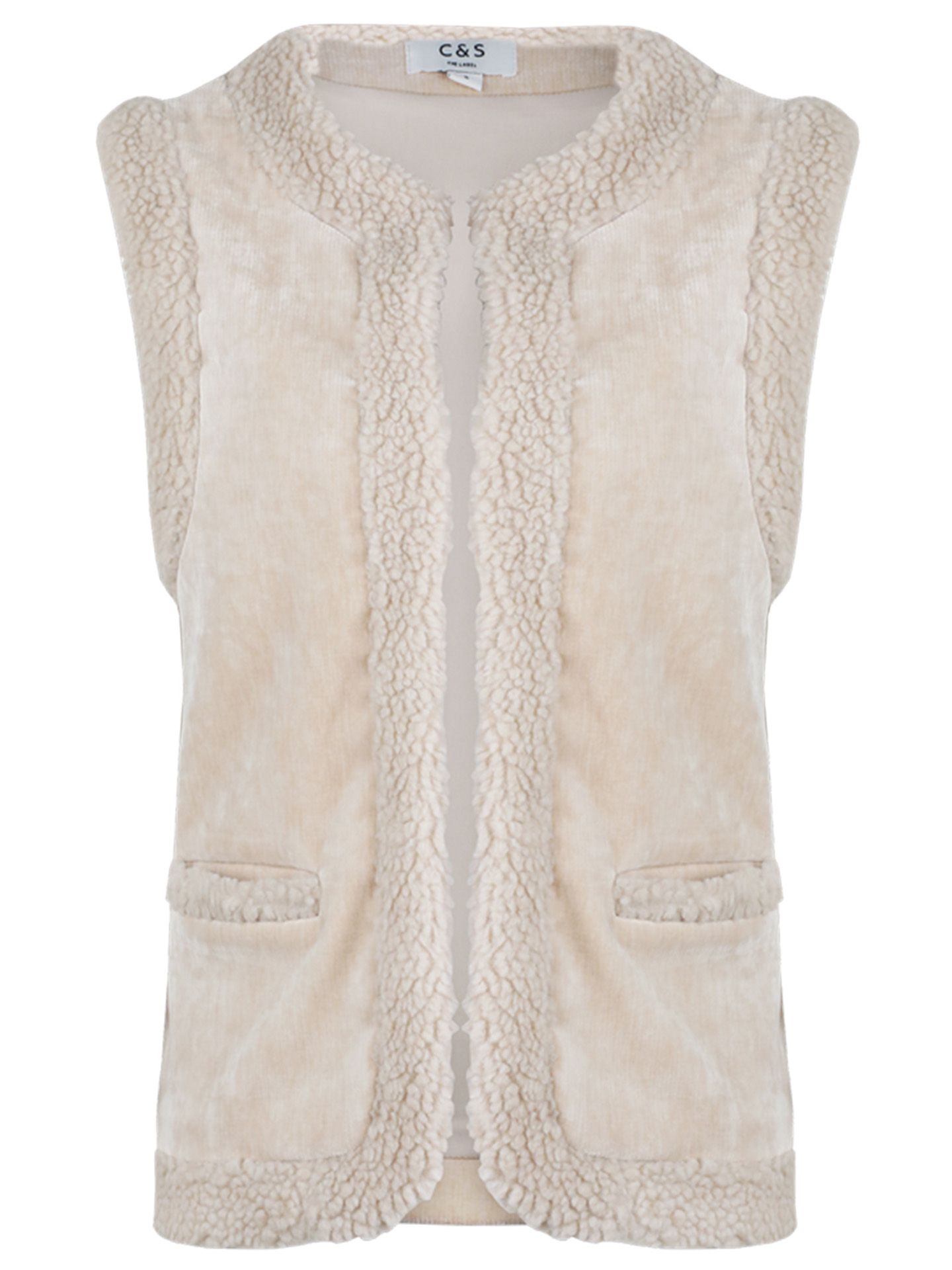 C&S The Label Gilet Doreen Beige 00079209-5200