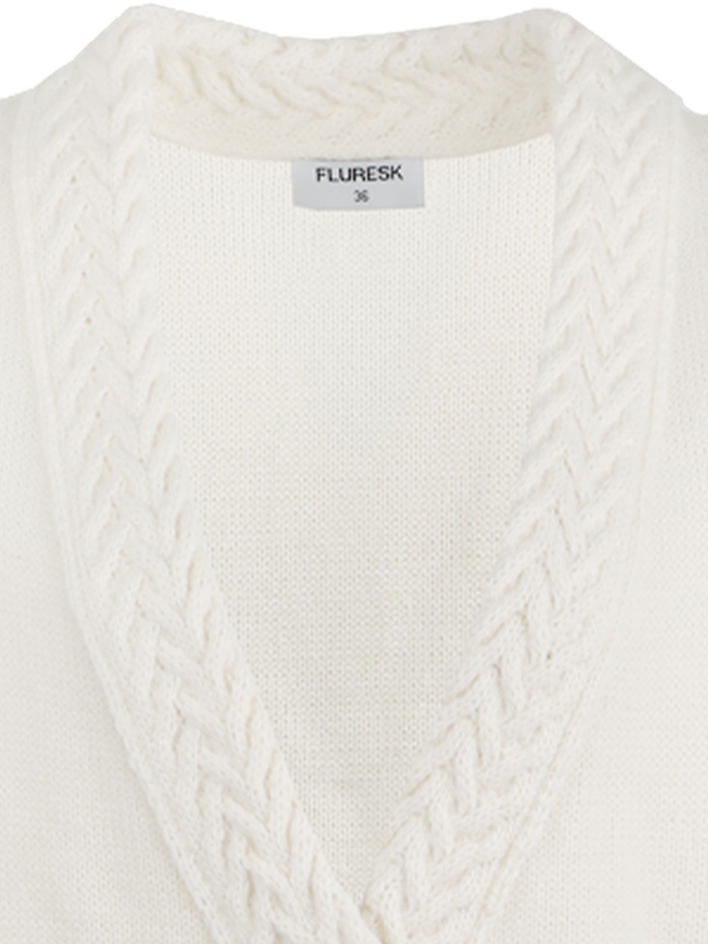 Fluresk Gilet Shay Off white 00079240-5050