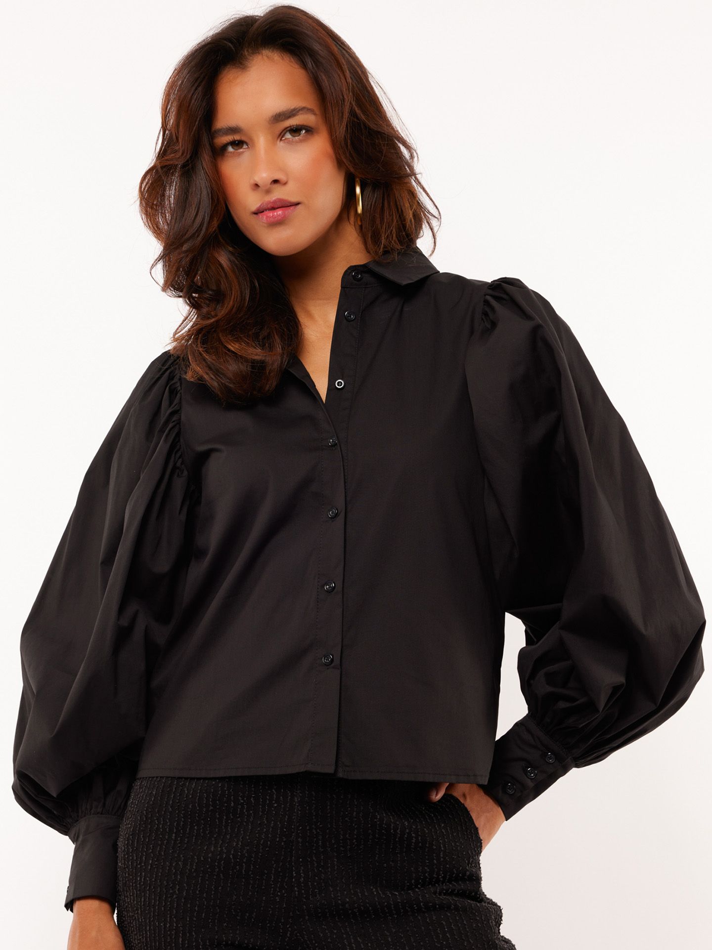 Fluresk Blouse Vai Zwart 00079291-7500