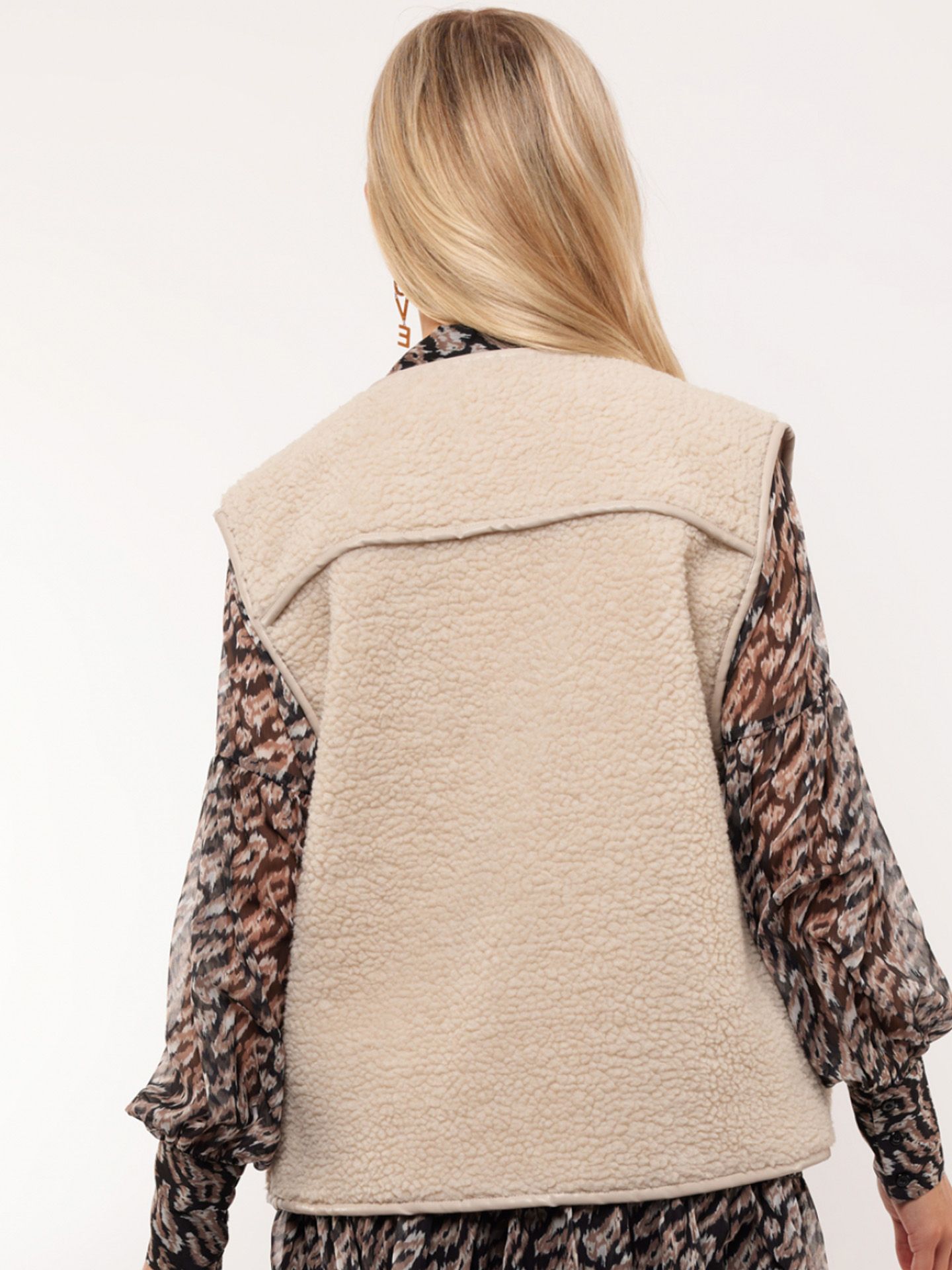 Fluresk Gilet Seny Beige 00079295-5200