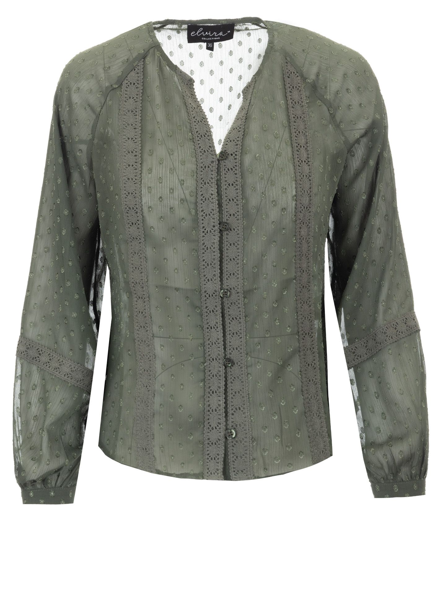 Elvira Collections Blouse Esmee Groen 00079493-6300