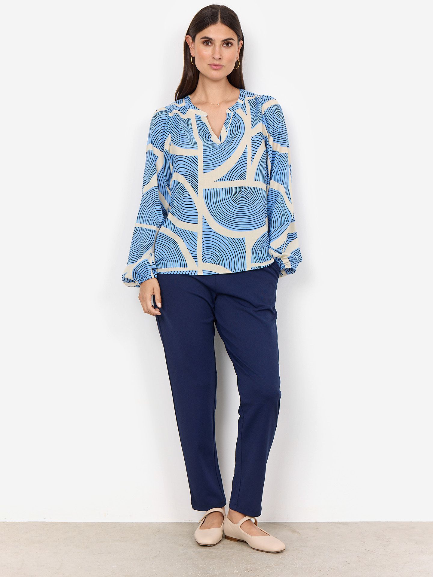 Soyaconcept Blouse Olivera Blauw 00079675-1600