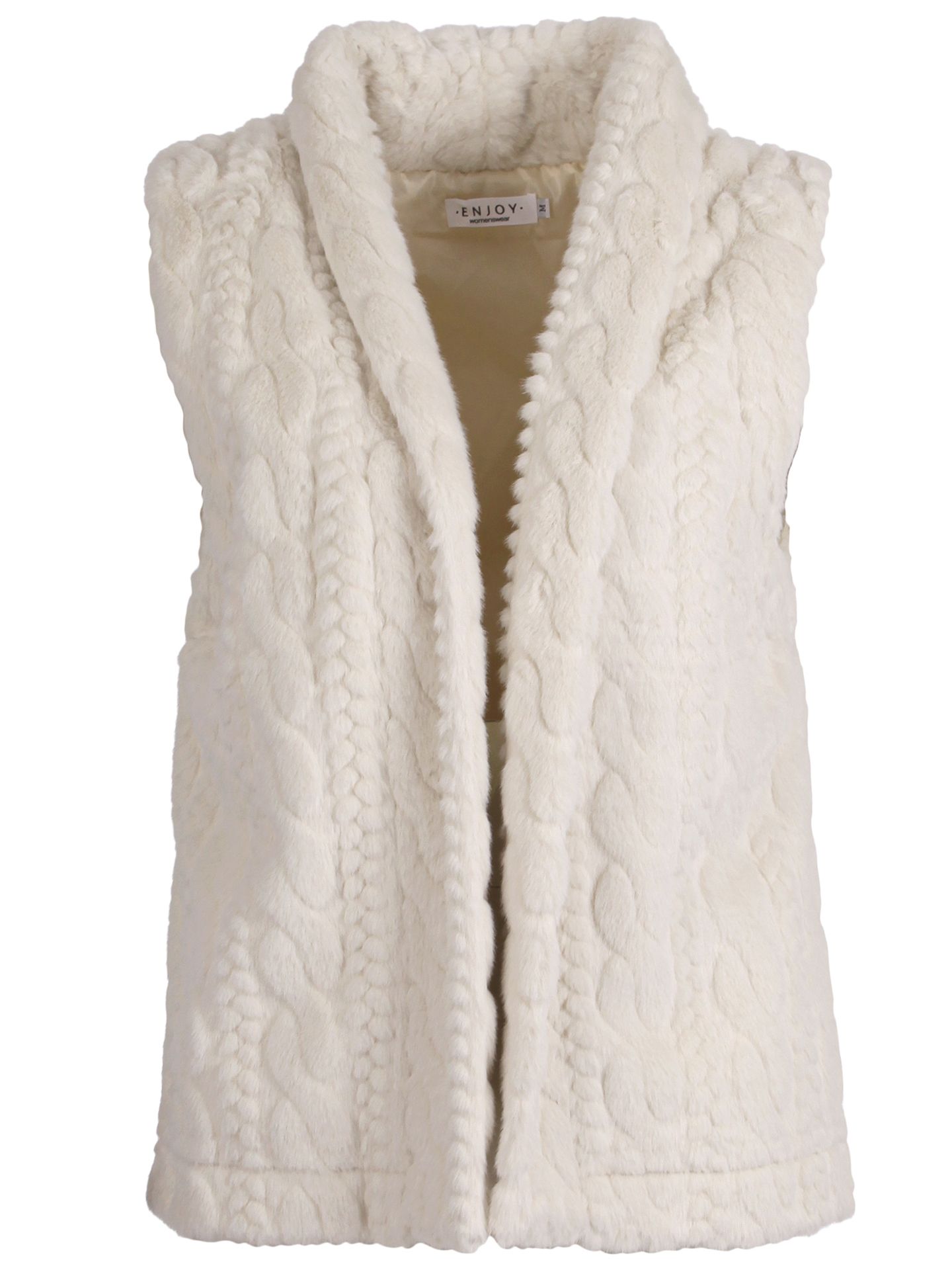 Enjoy Womenswear Gilet Nine Off white 00079707-5000