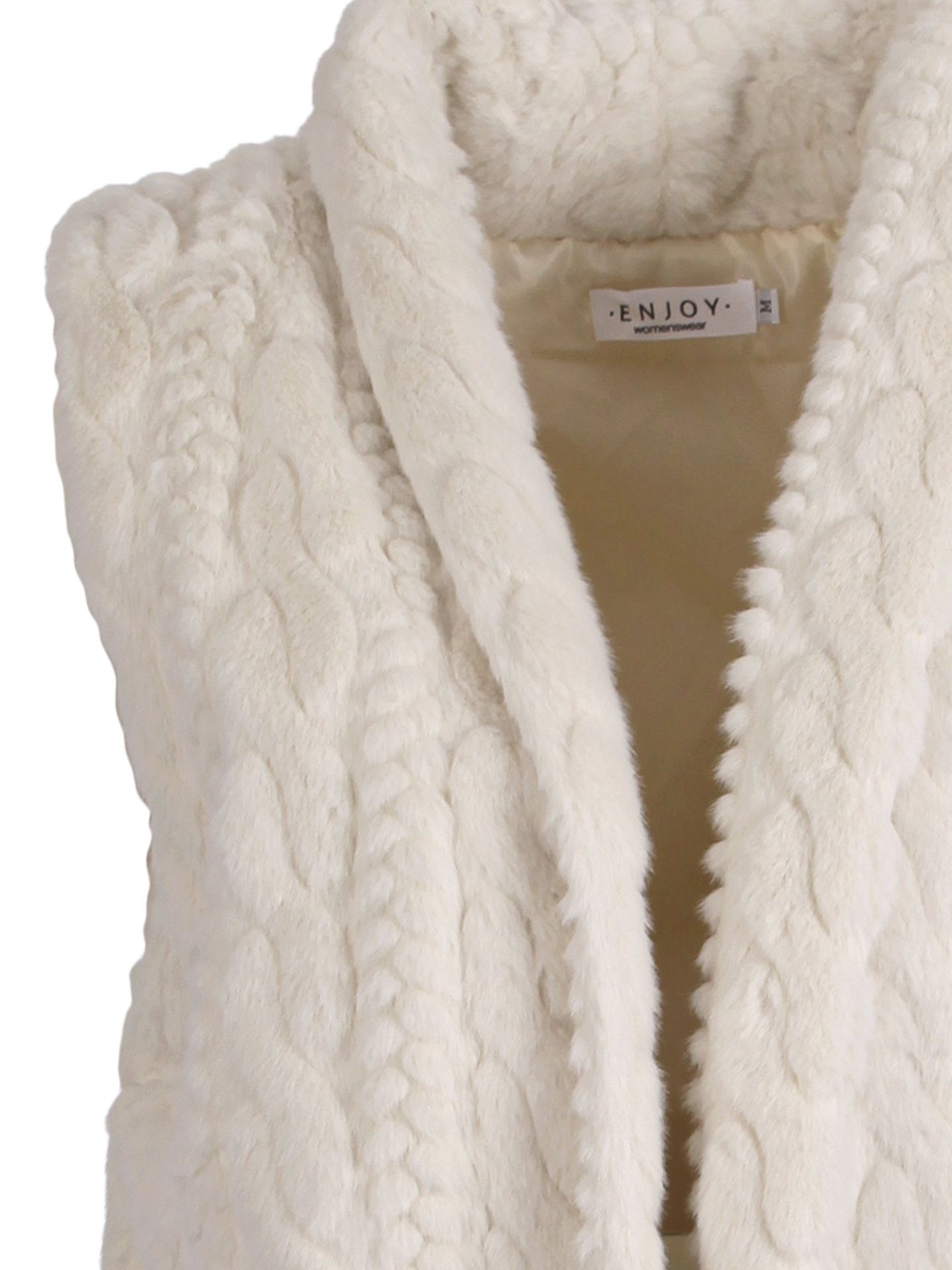 Enjoy Womenswear Gilet Nine Off white 00079707-5000