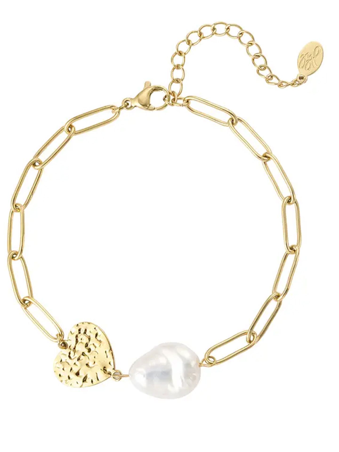 Schijvens mode Armband Pearl Goud 00079839-2400