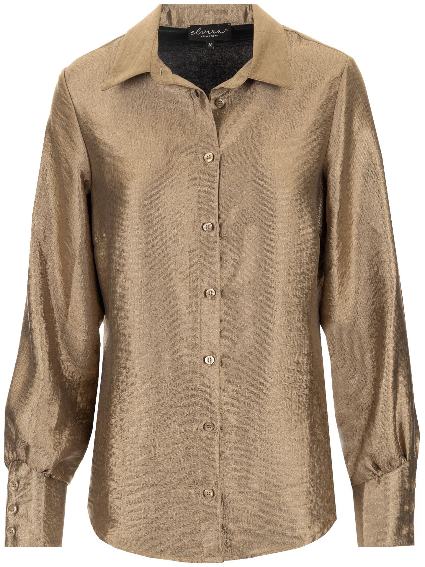 Elvira Collections Blouse Silke Camel 00079930-5300