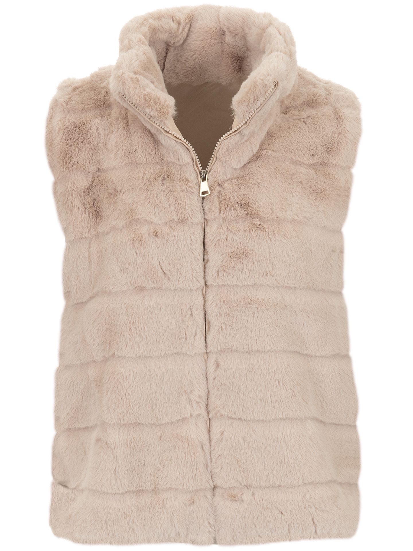 From Paris with Love Gilet Meggie Taupe 2900074376019