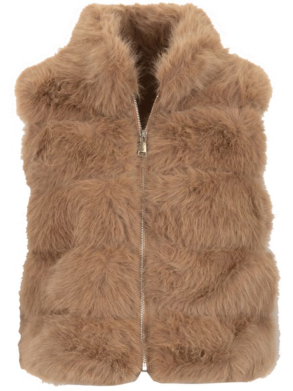 From Paris with Love Gilet Wilma Camel 2900074386018