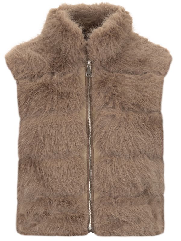 From Paris with Love Gilet Wilma Taupe 2900074387015