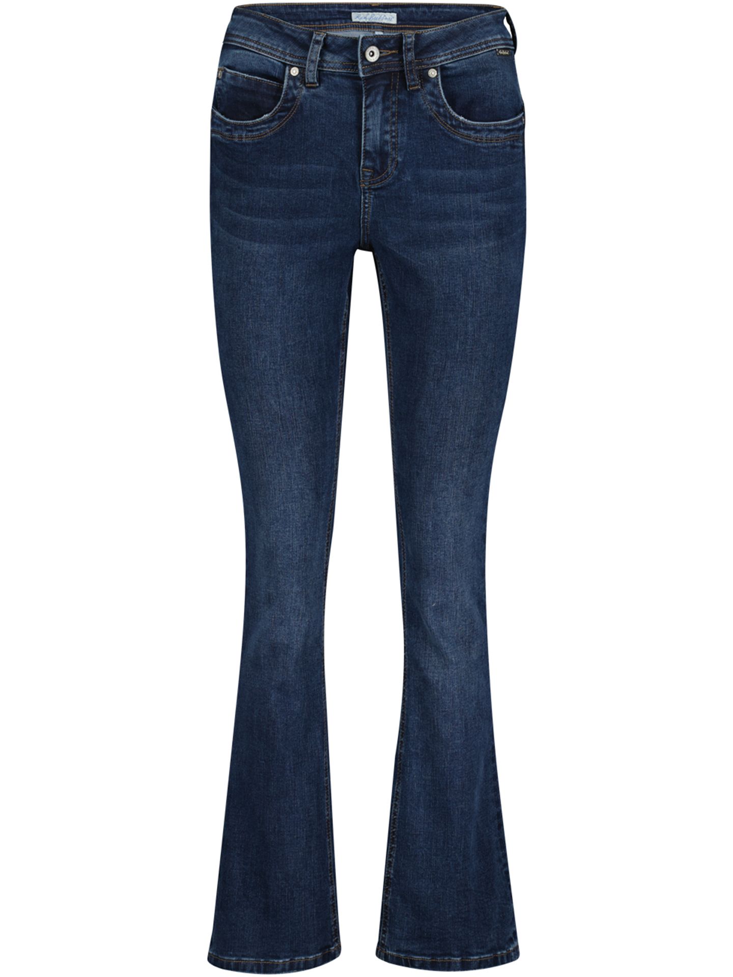 Red Button Flared Jeans Babette Blauw 00079994-582