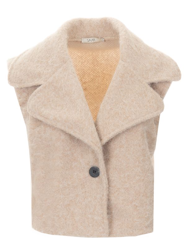 SAAR Gilet Norah Beige 2900074468011