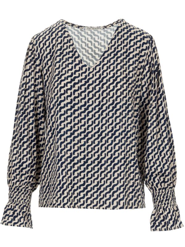 Typical Jill Blouse Digi Blauw 2900074532019