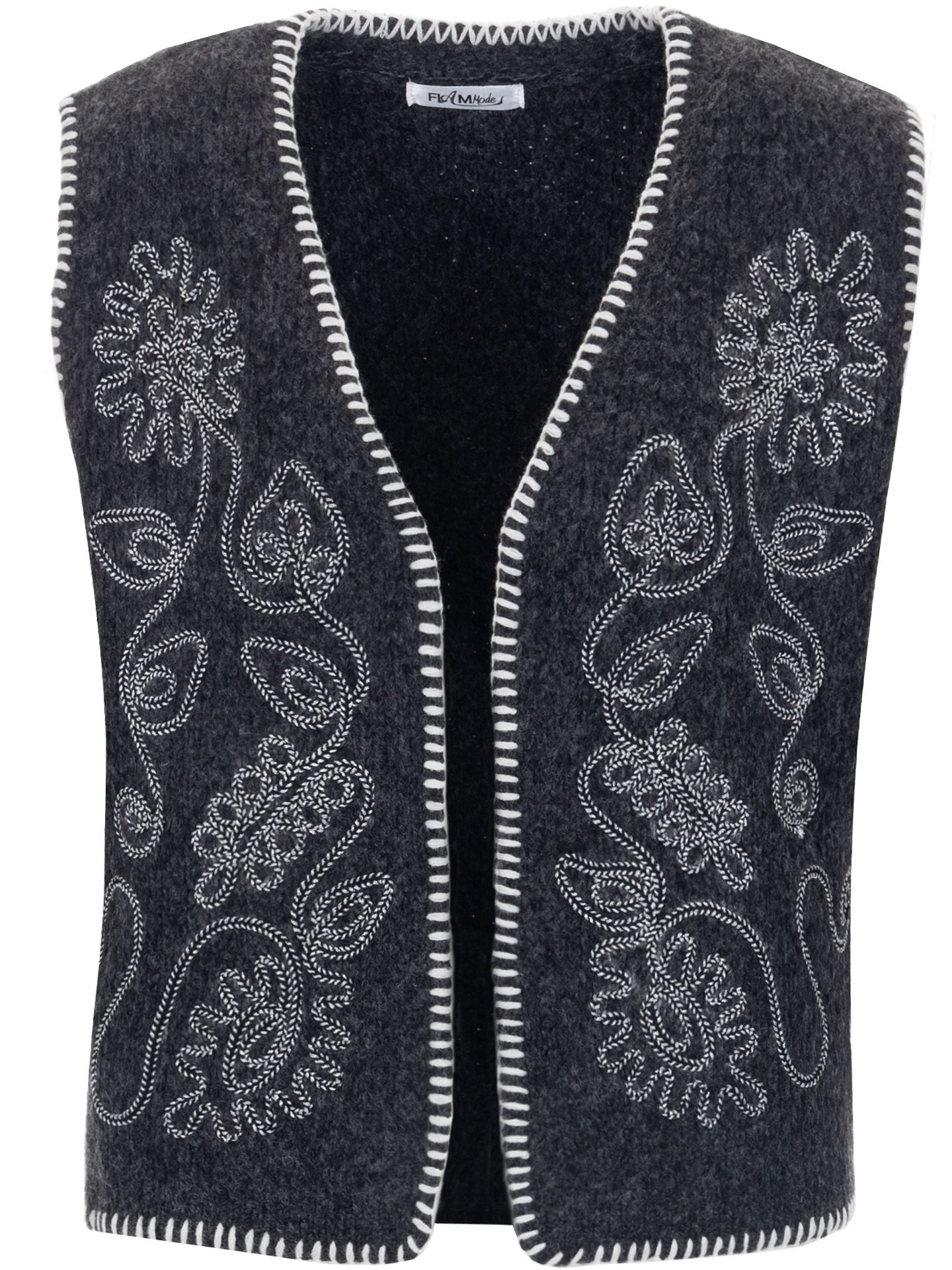 Flam mode Gilet Tessa Grijs 00080208-7700