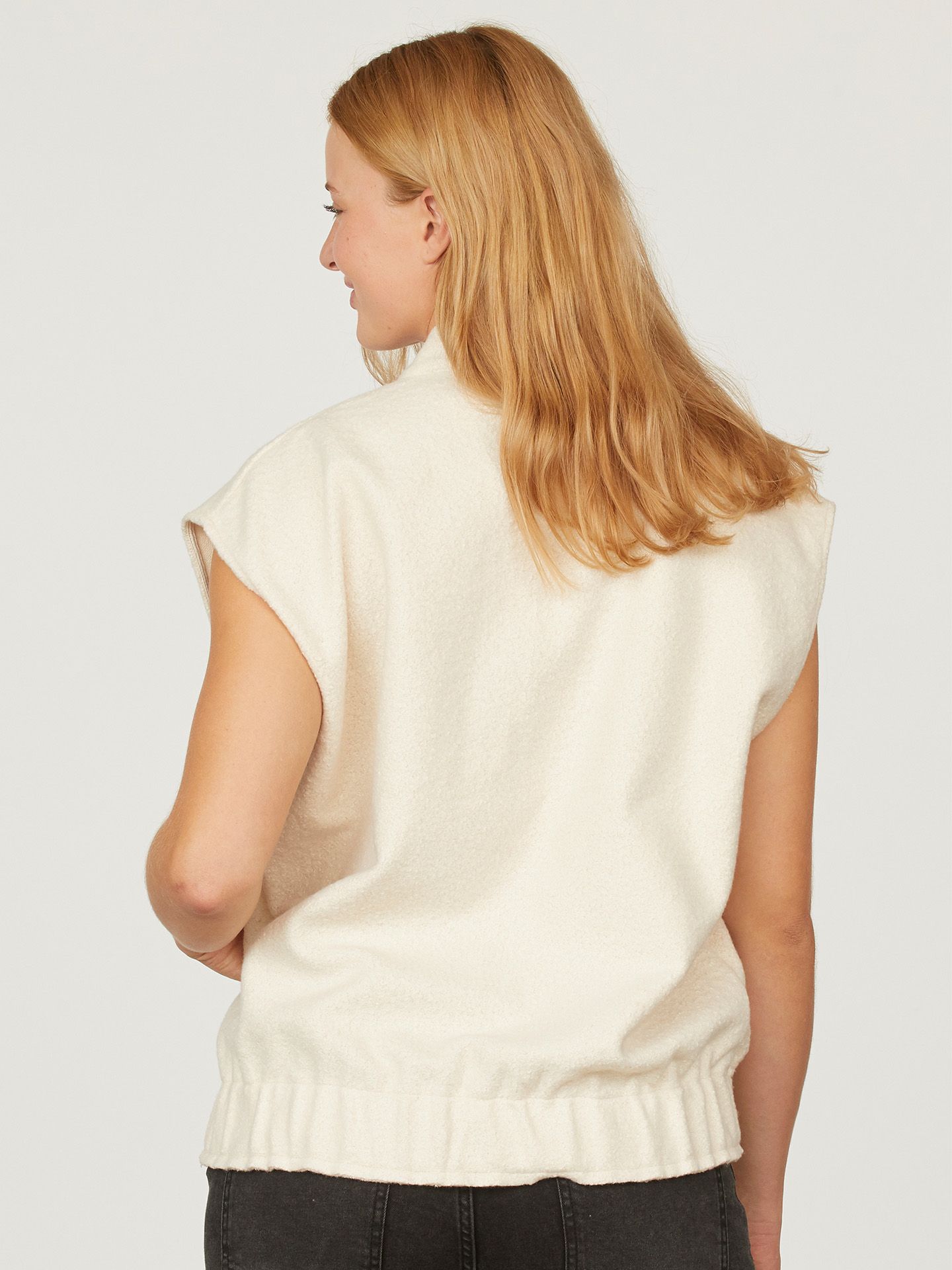 Sisters Point Gilet Giza Off white 00080224-5000