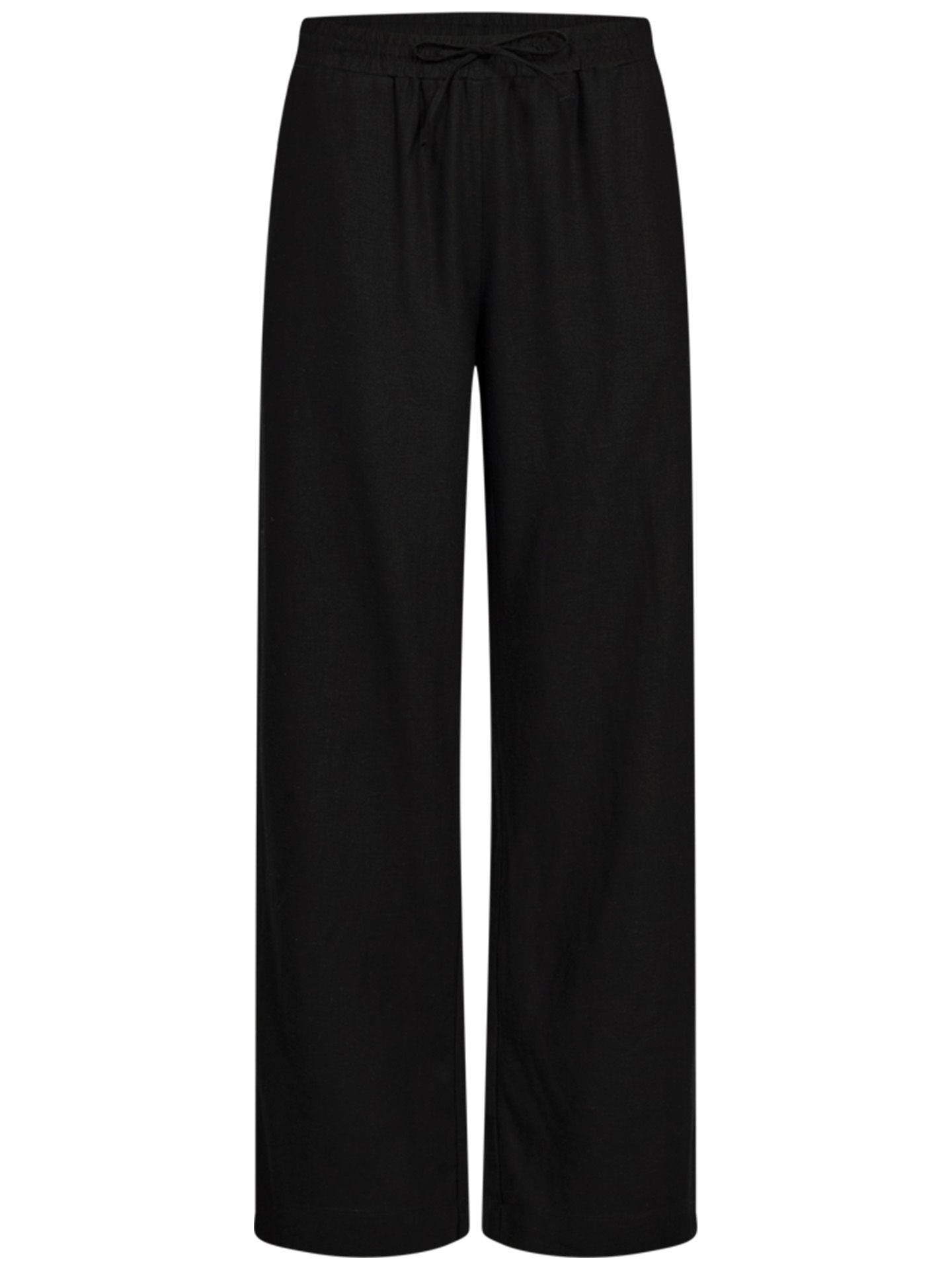 Freequent Wide Leg Broek Lava Full Length Zwart 00080357-7500