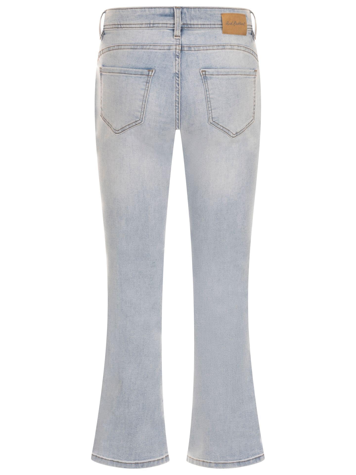 Red Button Flared Jeans Babette Blauw 00080390-500