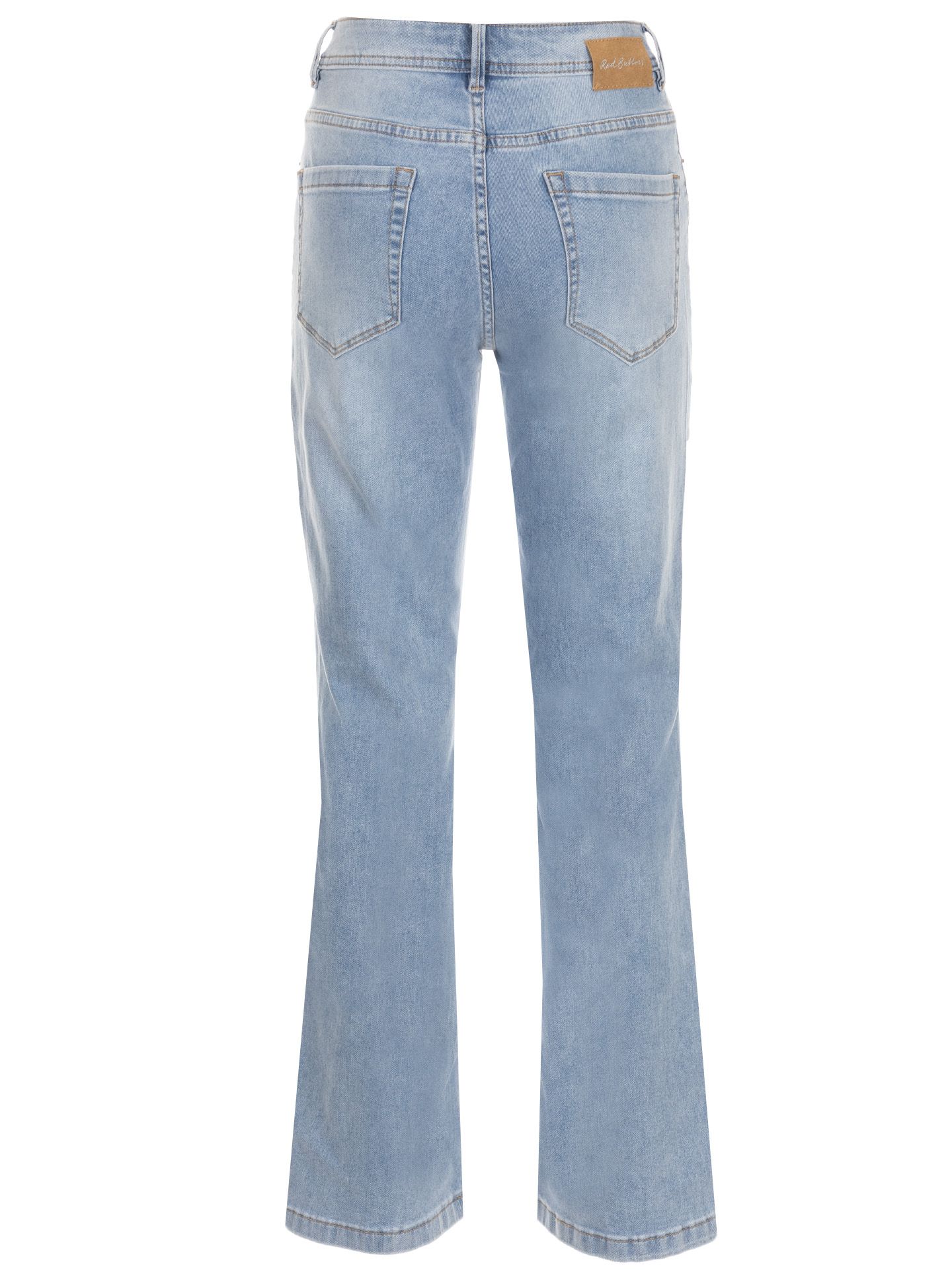Red Button Wide Leg Jeans Colette Blauw 00080410-500
