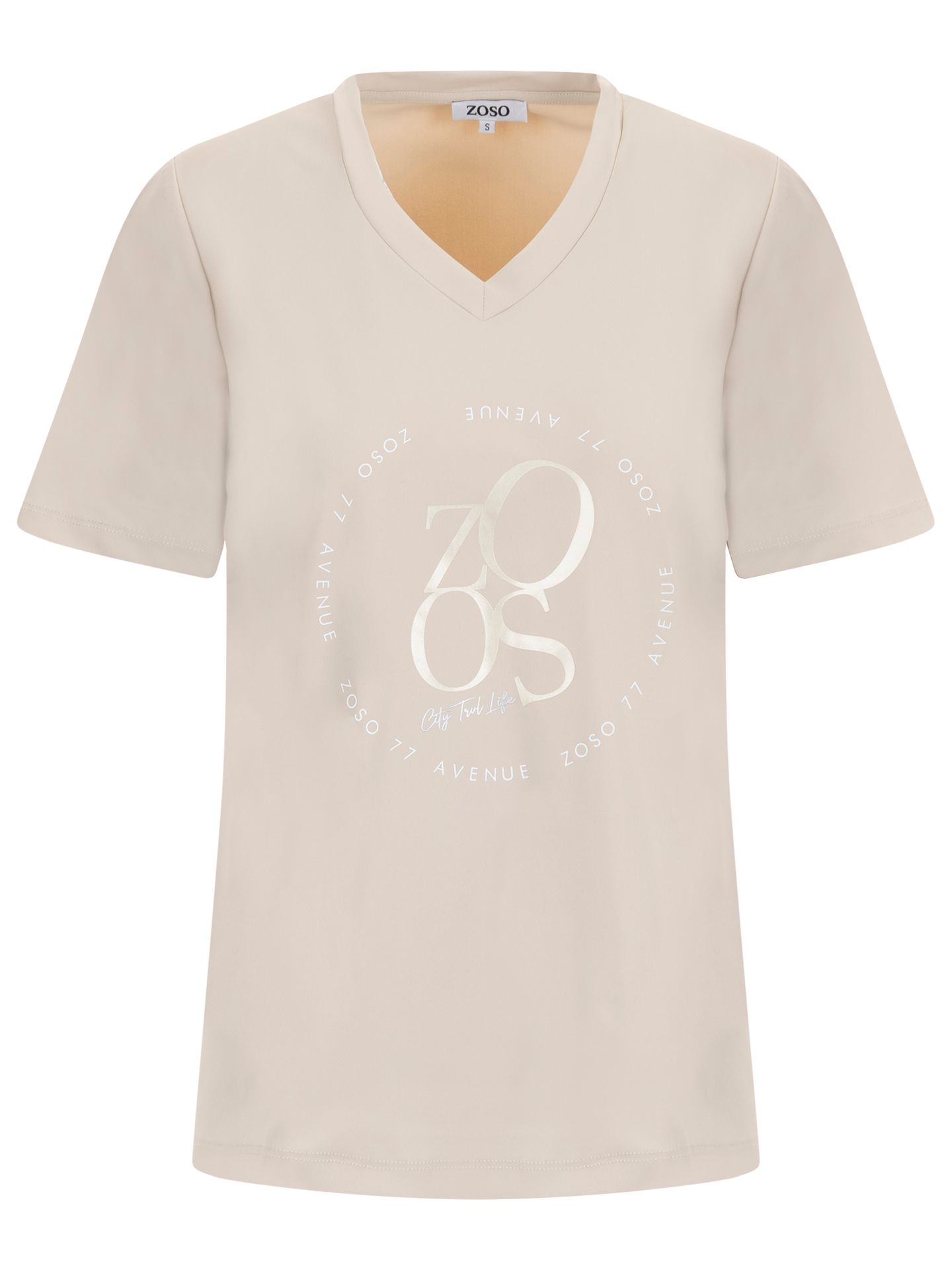 Zoso T-shirt Julia Beige 00080493-5200