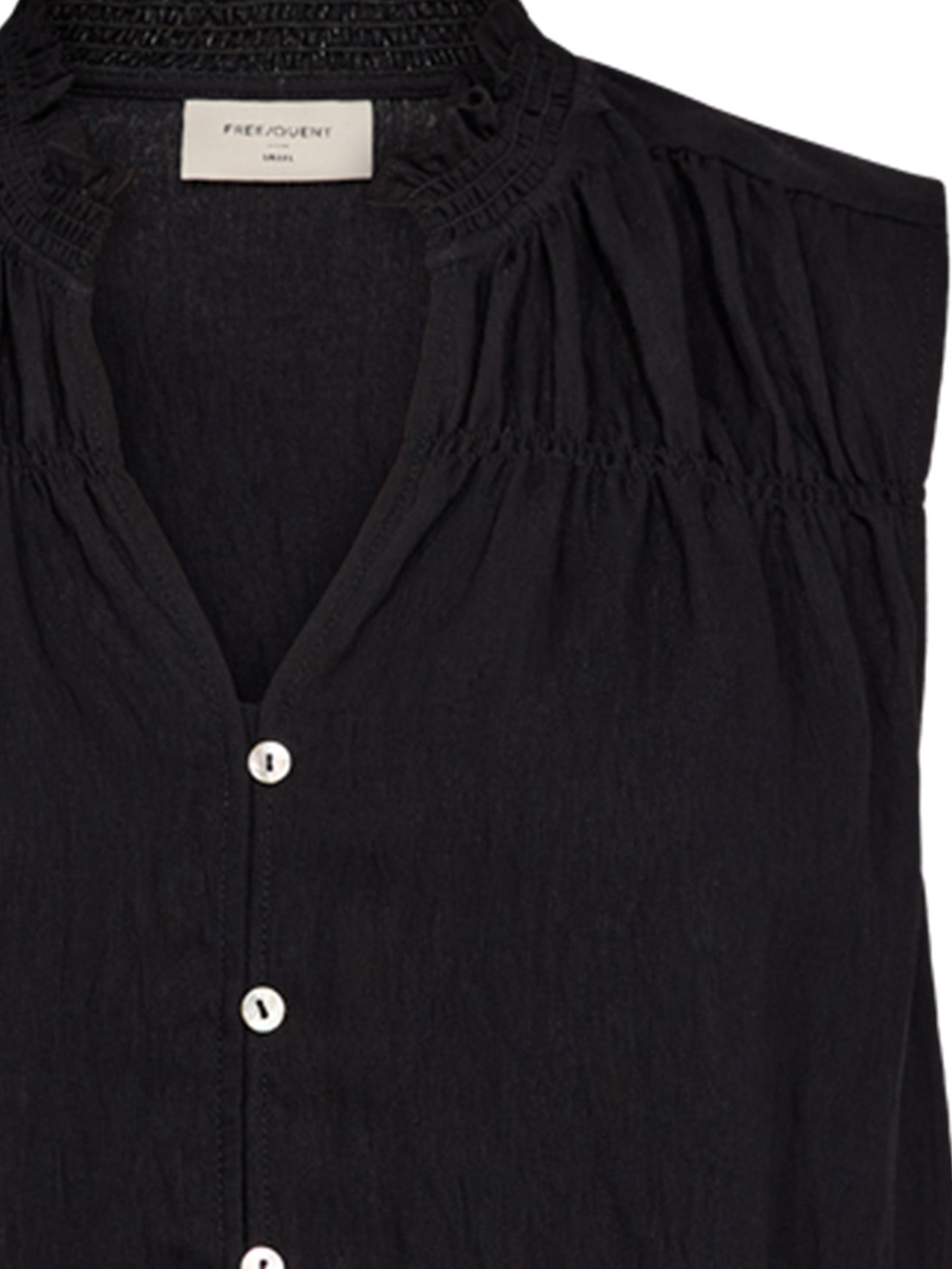Freequent Top Ally Zwart 00080677-7500