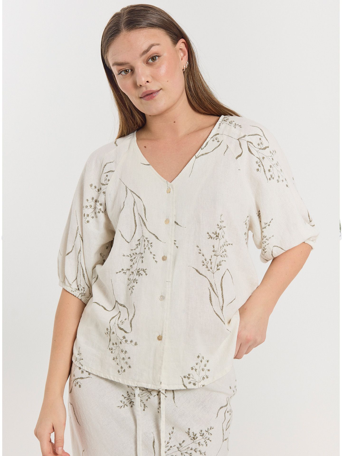 Freequent Blouse Laluna Off white 00080696-5050