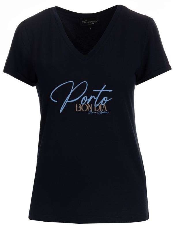 Elvira Collections T-shirt Bon Dia Blauw 2900075633036