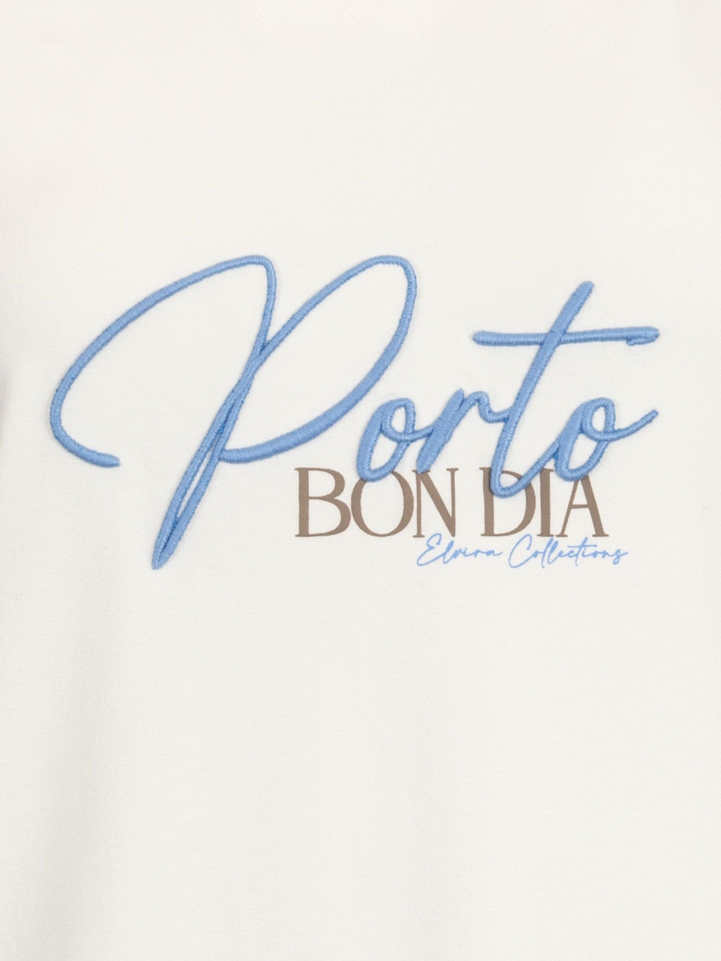 Elvira Collections T-shirt Bon Dia Off white 00080750-5050