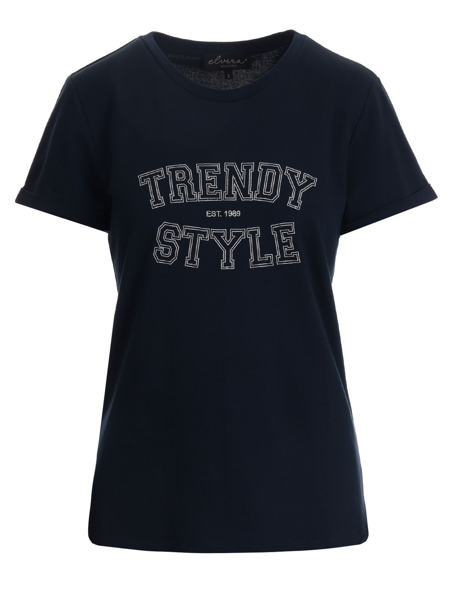 Elvira Collections T-shirt Trendy Blauw 00080758-1500