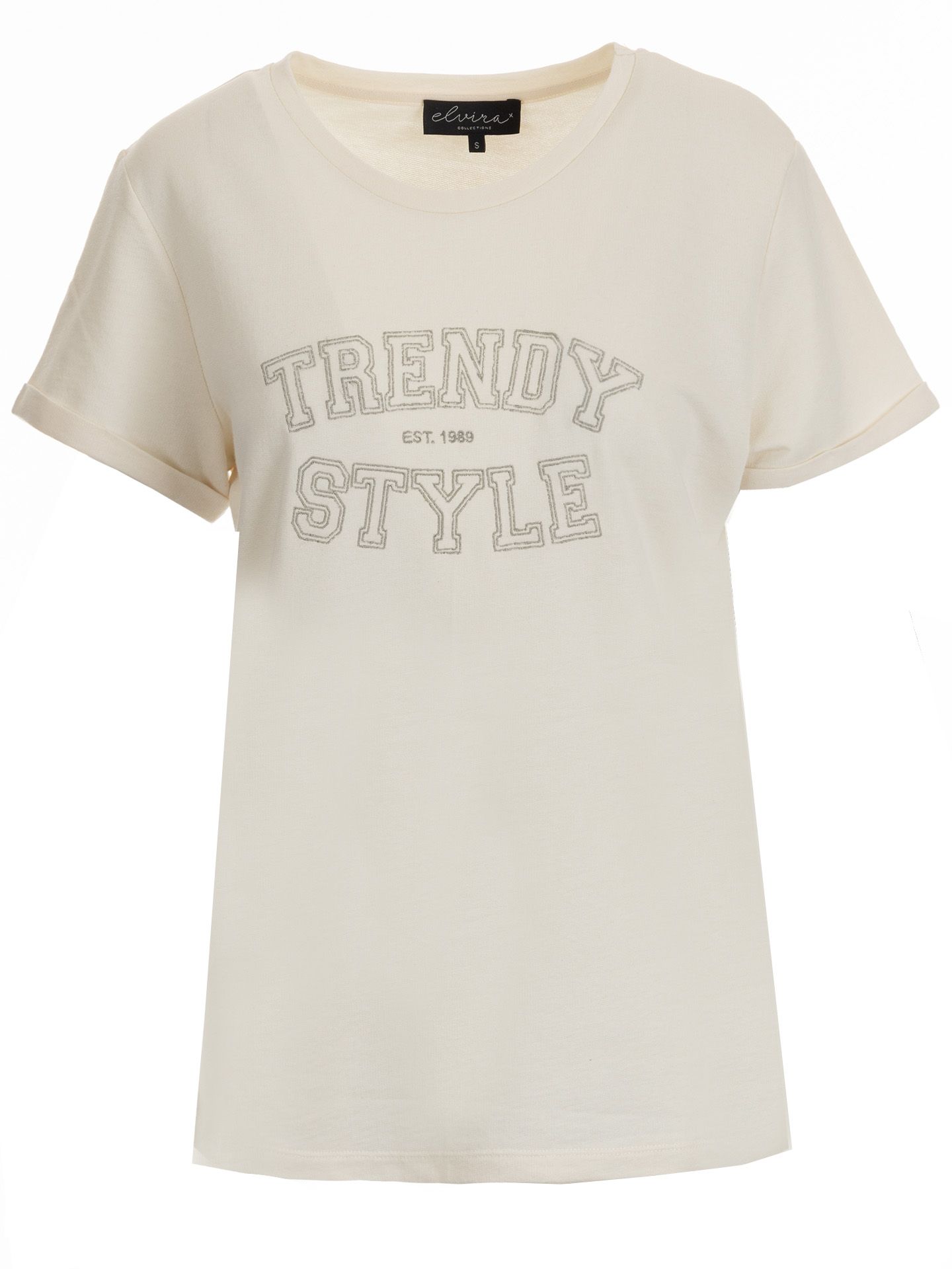 Elvira Collections T-shirt Trendy Beige 00080758-5100