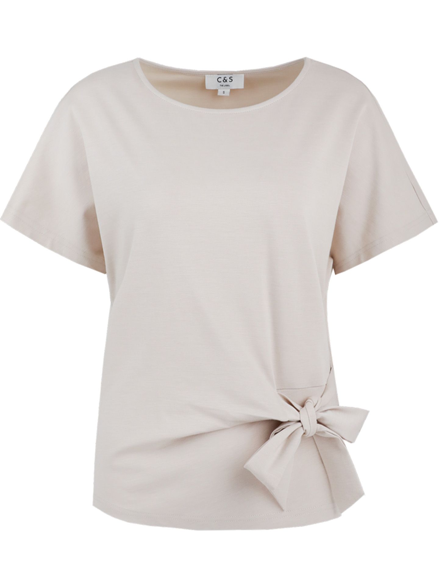 C&S The Label T-shirt Lugo Beige 00080796-5200