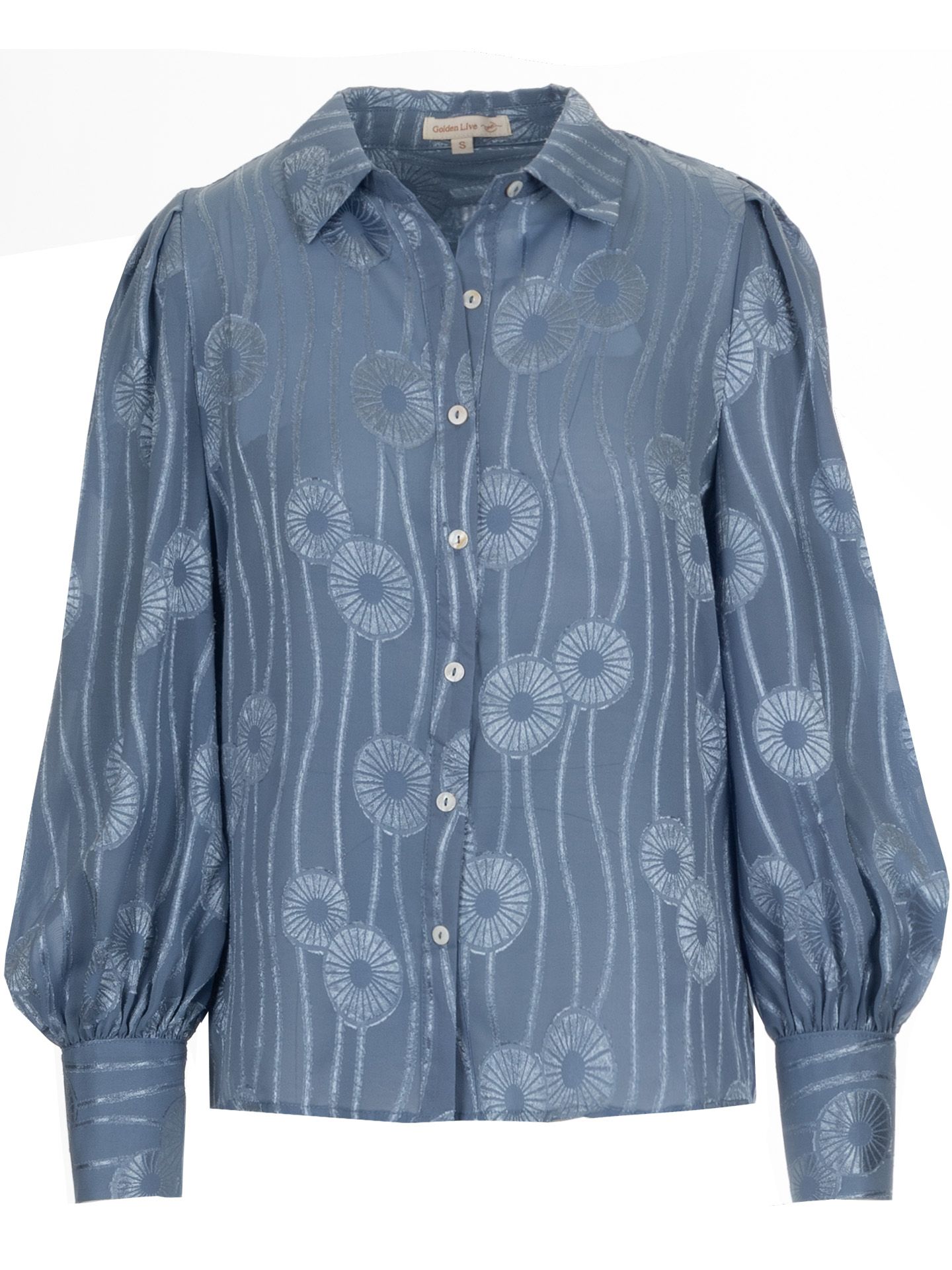 From Paris with Love Blouse Liv Blauw 00080803-1350