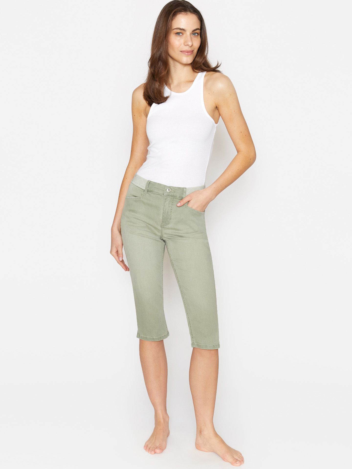 Angels Capri Jeans Ana Groen 00080874-6100
