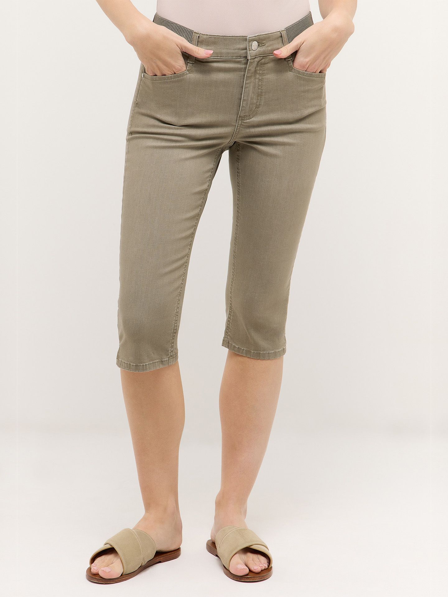 Angels Slim Fit Jeans Ana 3/4 Groen 00080874-6310