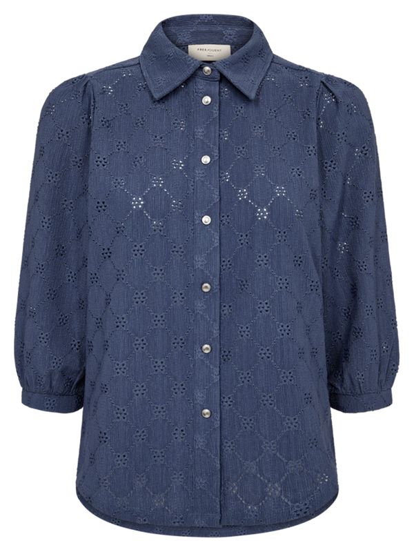 Freequent Blouse Leni Blauw 2900075916061