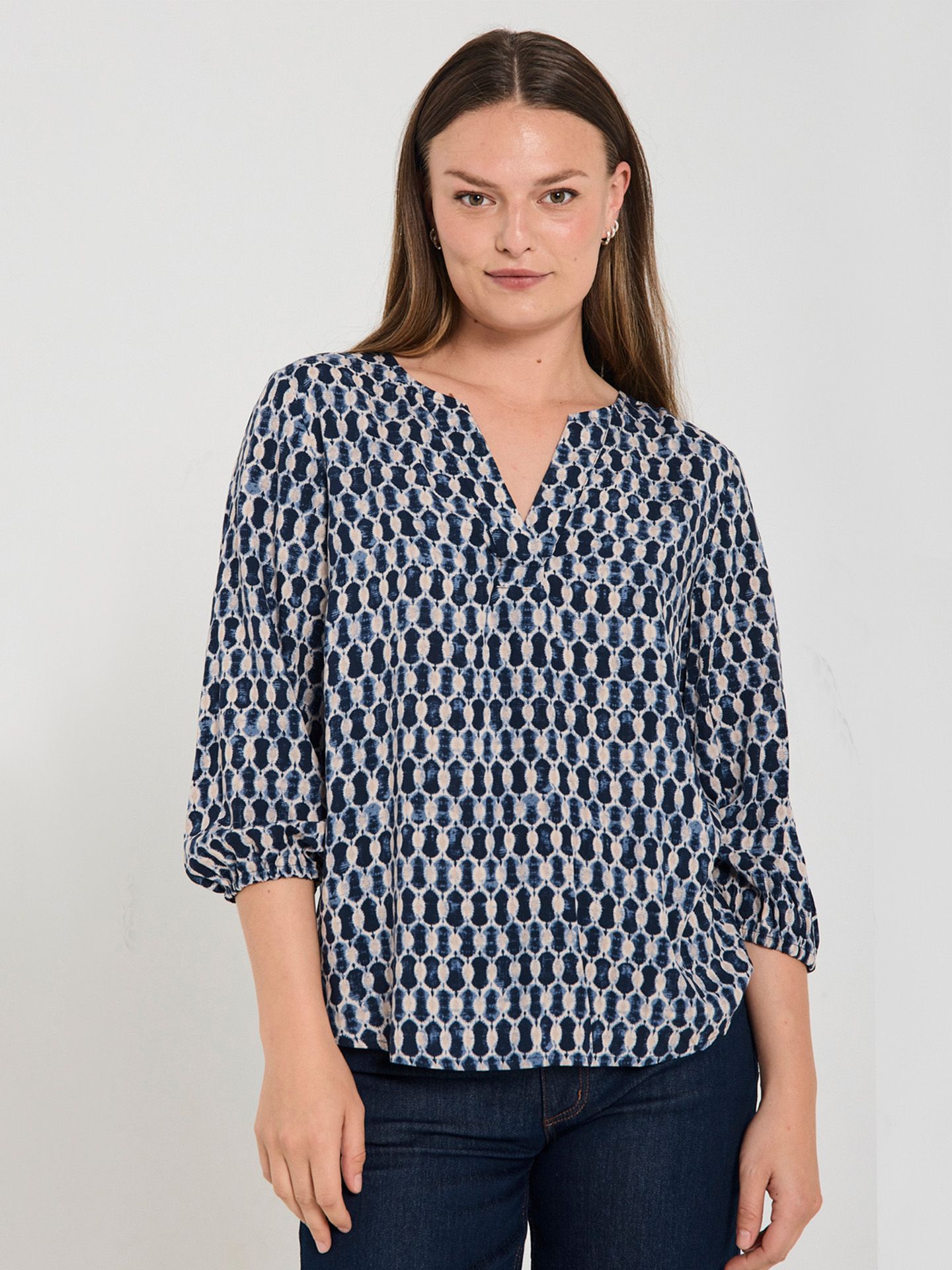Freequent Blouse Adney Blauw 00080932-1500