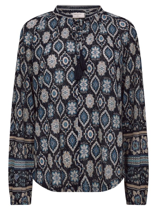 Freequent Blouse Nomes Blauw 2900075926060