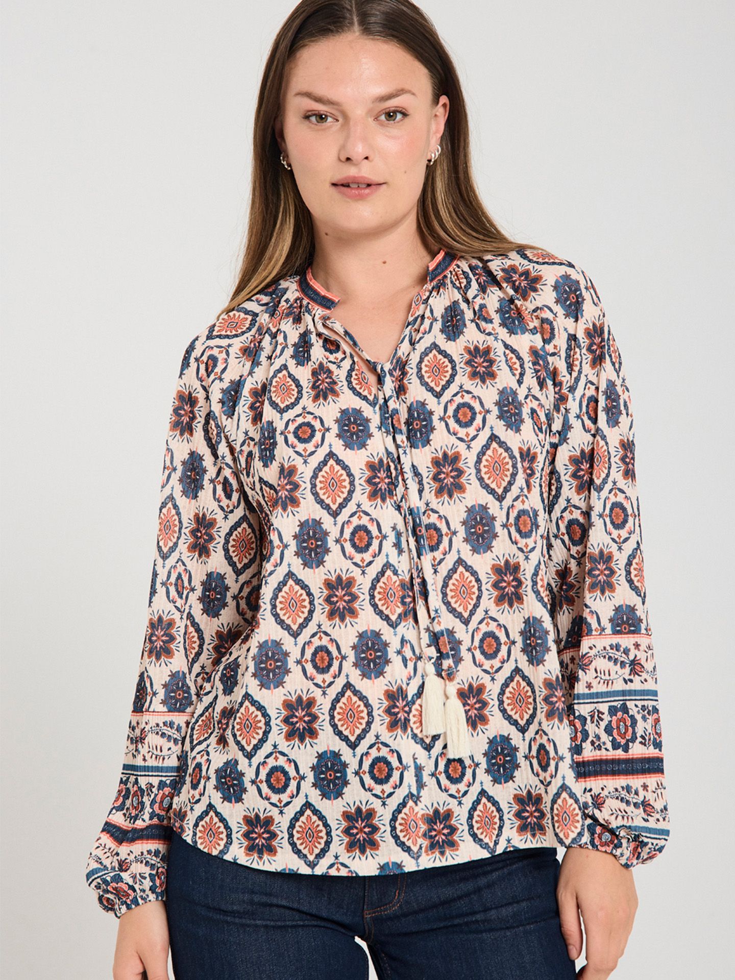 Freequent Blouse Nomes Beige 00080933-5200