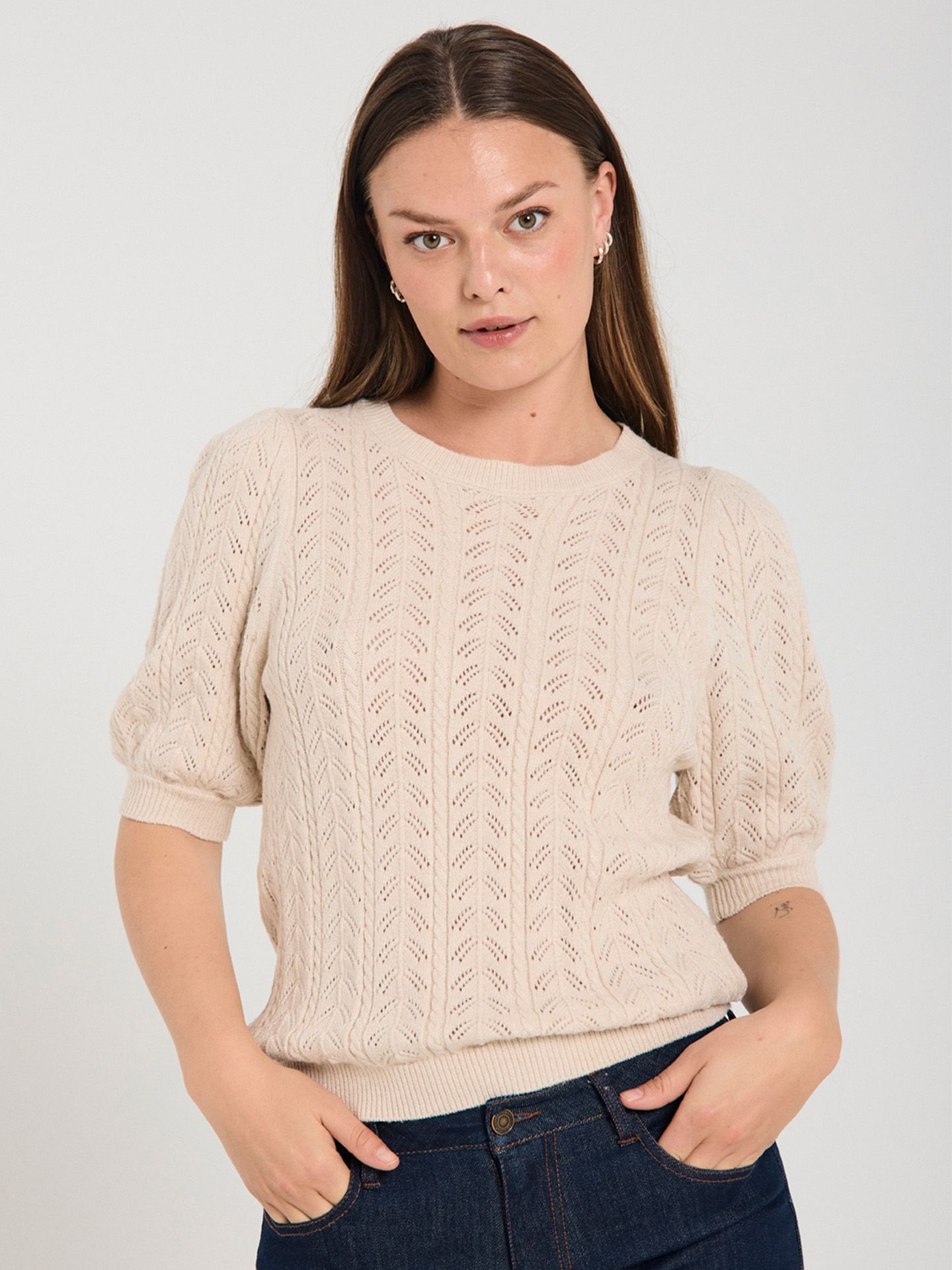 Freequent Trui Larry Beige 00080934-5200
