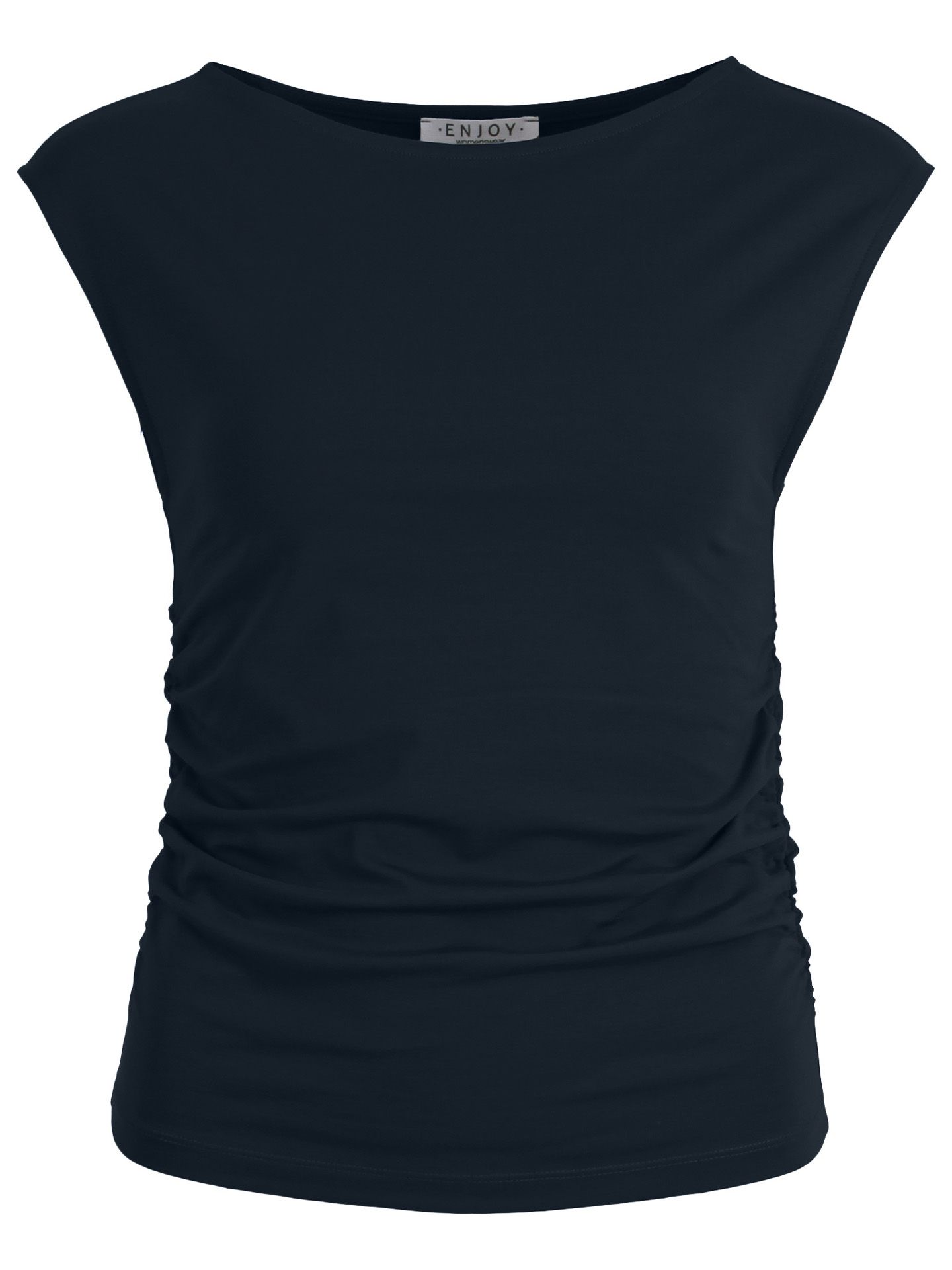 Enjoy Womenswear T-shirt Lean Blauw 00081079-1300