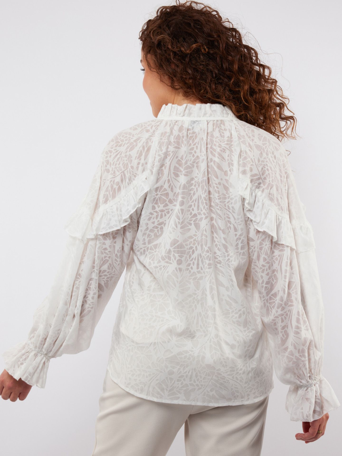 C&S The Label Blouse Amalee Off white 00081087-5050