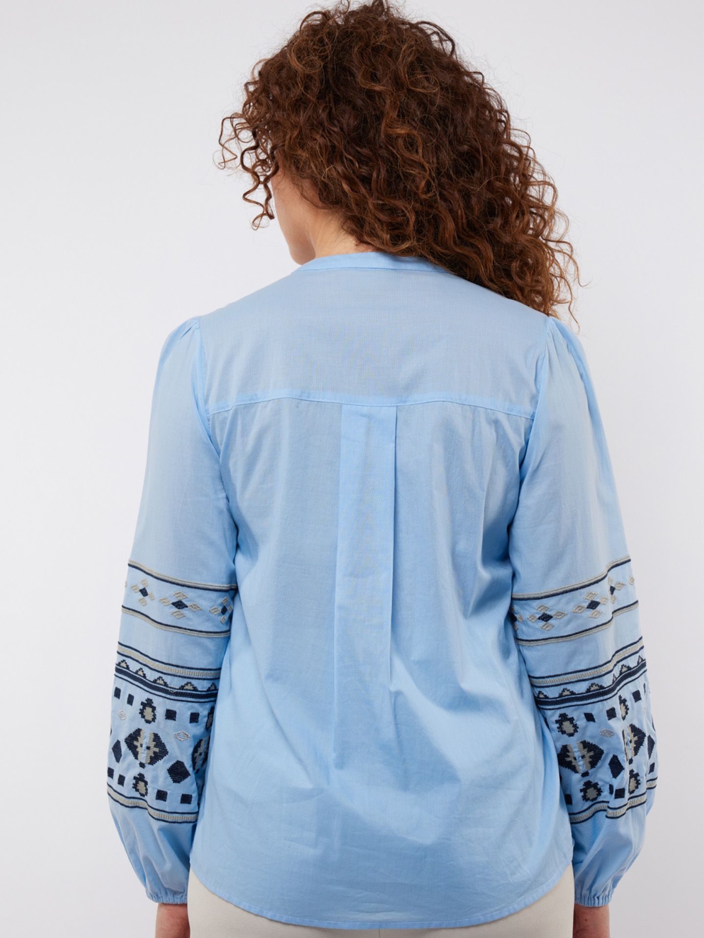 C&S The Label Blouse Cascade Blauw 00081088-1600