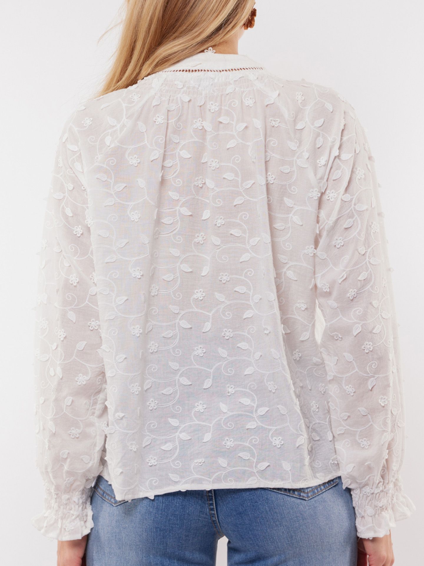 C&S The Label Blouse Aria Off white 00081089-5050