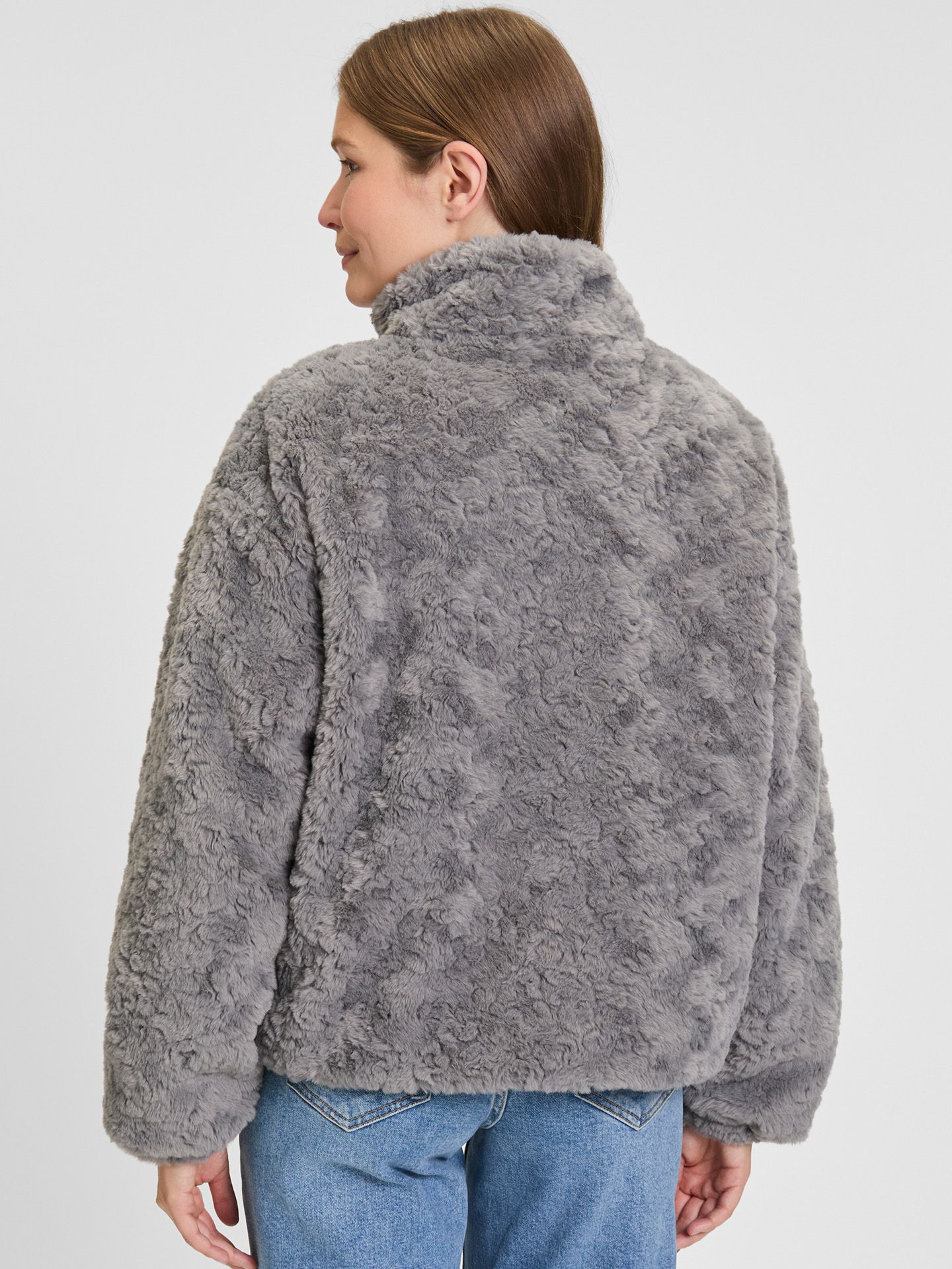 Covered Jas Cloë Grijs 00081097-7700