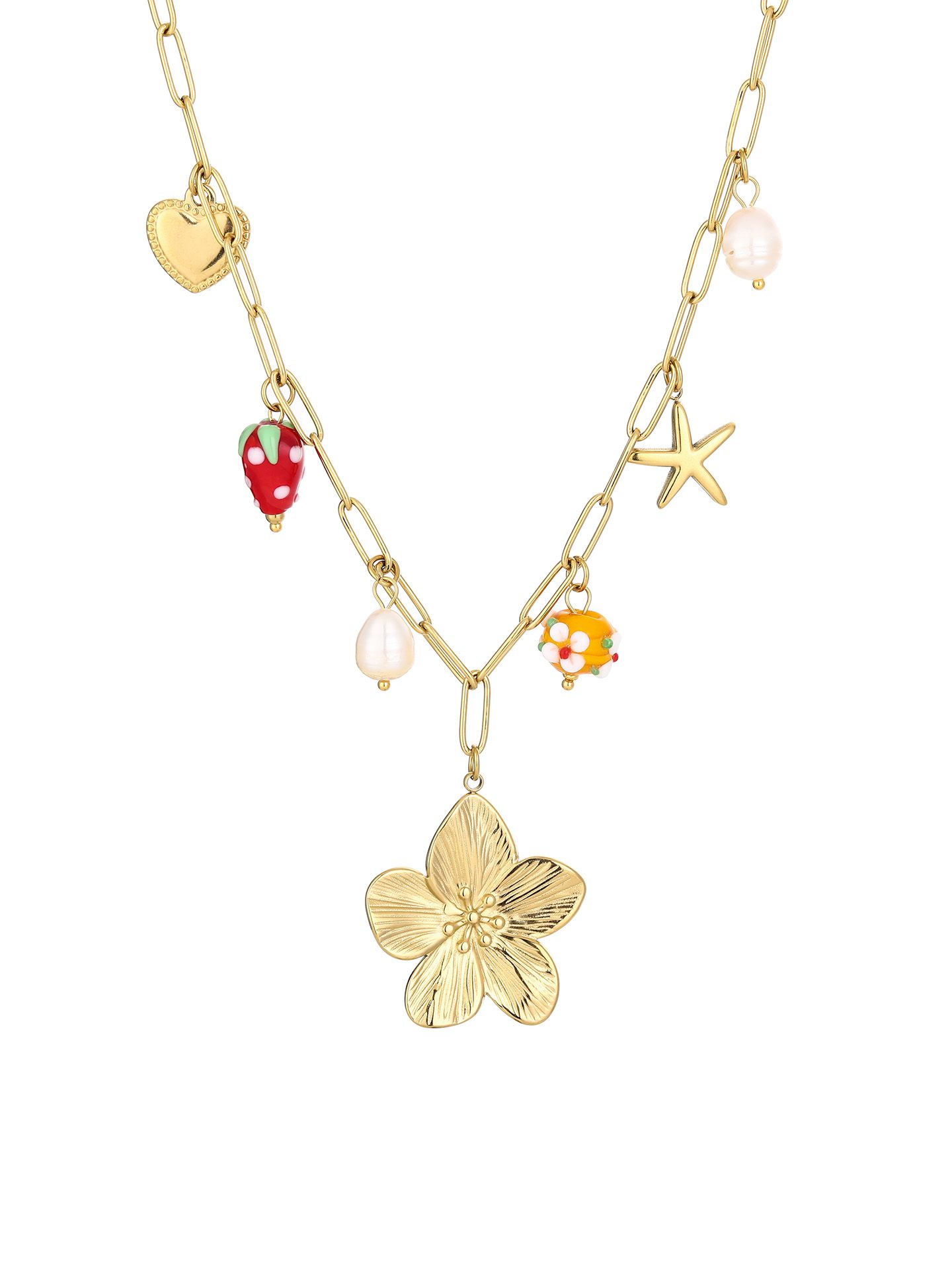 Schijvens mode Ketting Lizzy Goud 00081133-2400