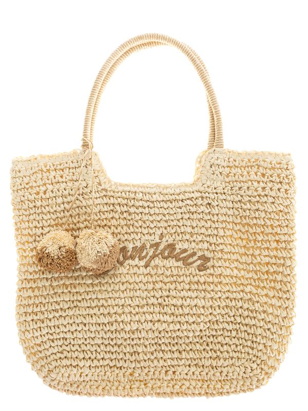 Schijvens mode Tas Riet Beige 2900076216016