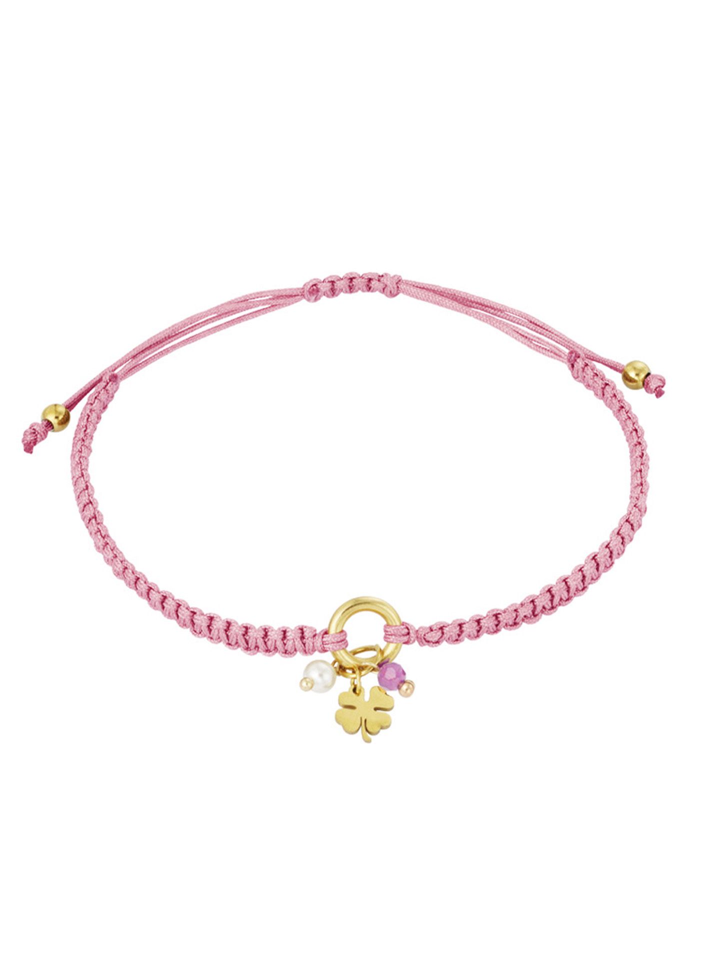 Schijvens mode Armband Demi Roze 00081173-4550